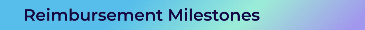 Reimbursement Milestones