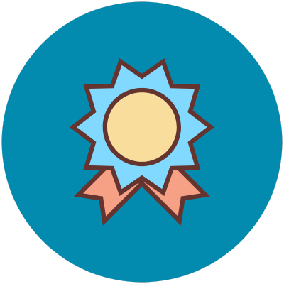 asps award ribbon icon