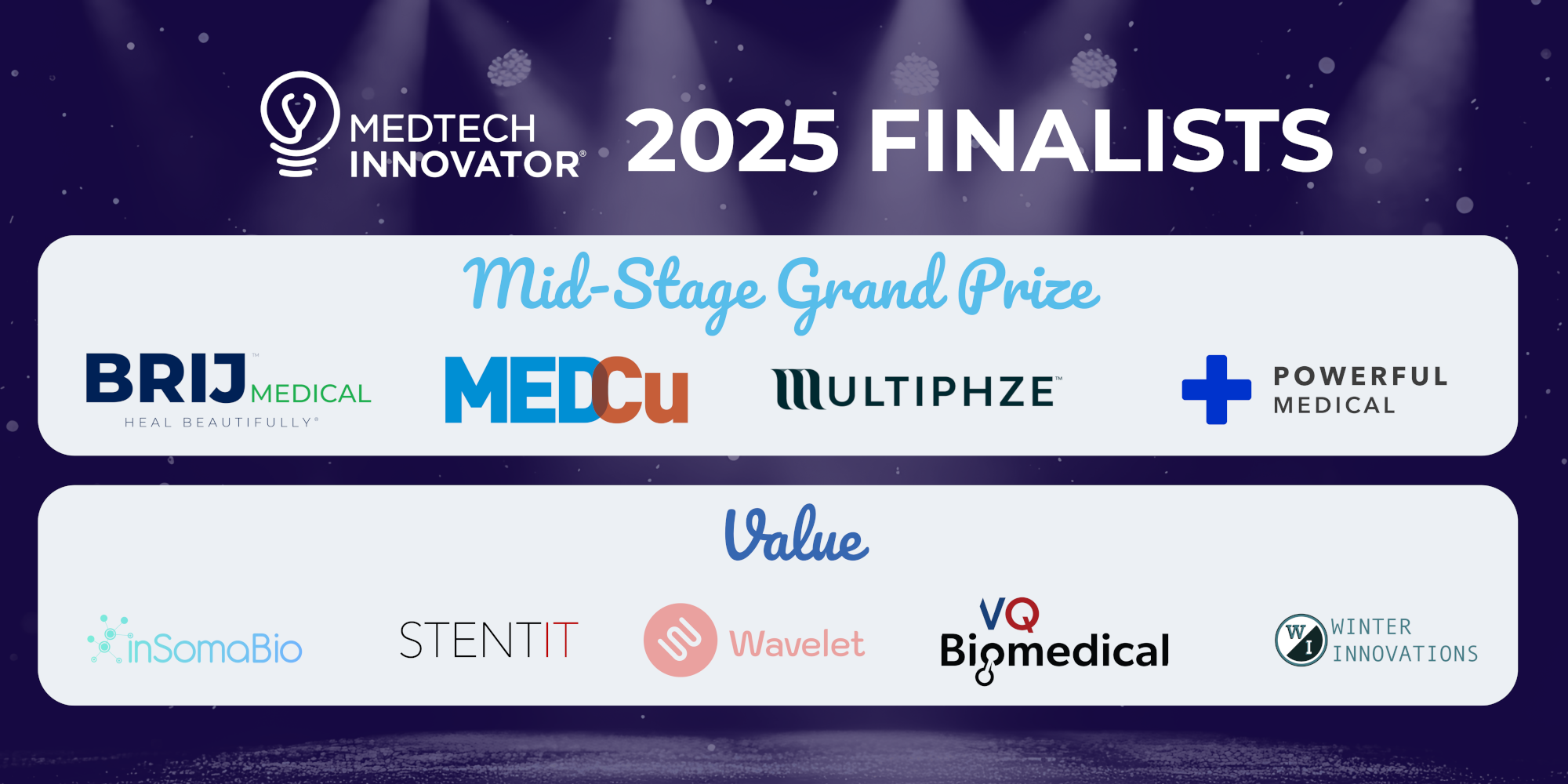 2025 midstage and value finalists