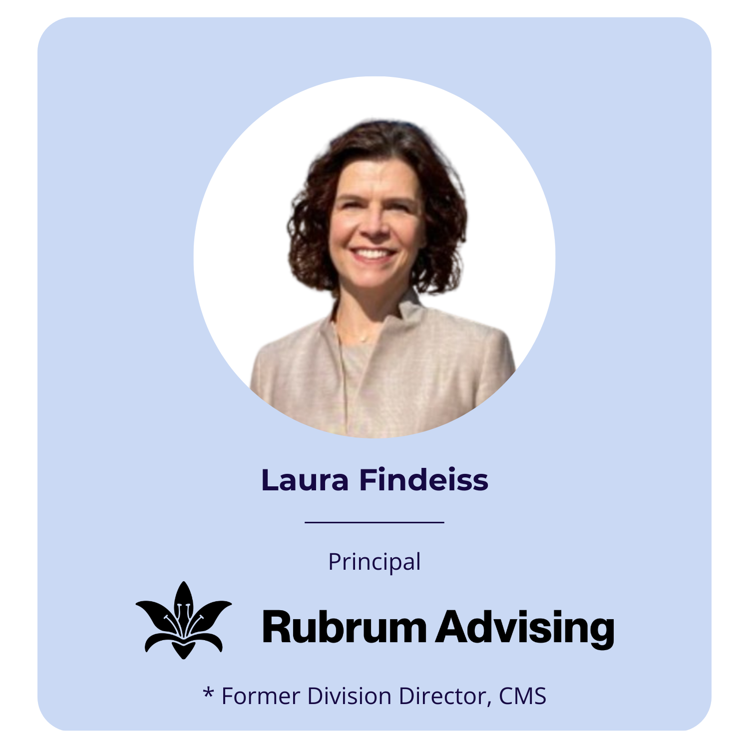 Laura Findeiss speaker card